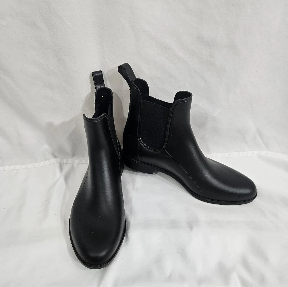 Sam Edelman Tinsley Black Ankle Rain Boot Womens Size 9